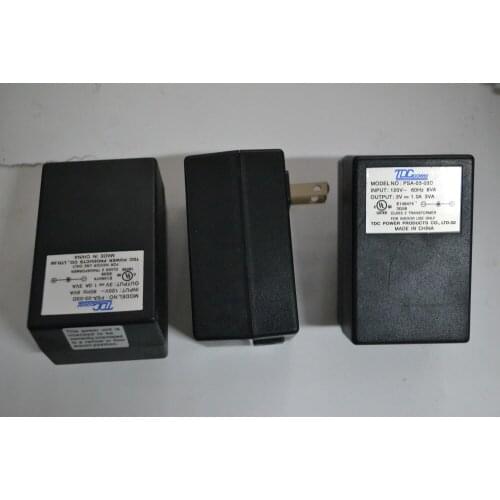 Free Shipping UL/cUL listed Traditional Plug in type Power Adaptor ( Transformer ) 110-130V AC input, 3V/3VA DC output 5.5*2.1mm