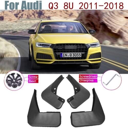 Fender Mud Guard Flap Splash Flaps Mudguards Accessories Car Mudflaps For Audi Q3 8U 2018~2011 2017 2016 2015 2014 2013 2012