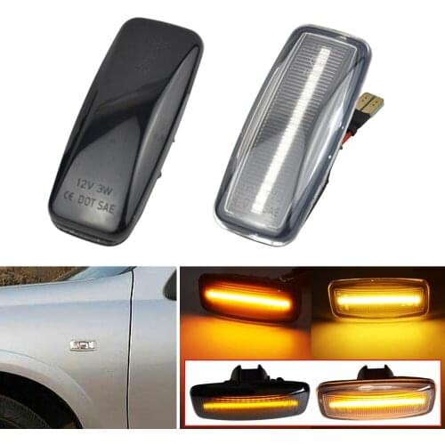 Dynamic LED Turn Signal Side Marker Light For Nissan Sylphy Almera Murano 06-11 Bluebird Sunny 03-06 Teana J31 Maxima 04-07