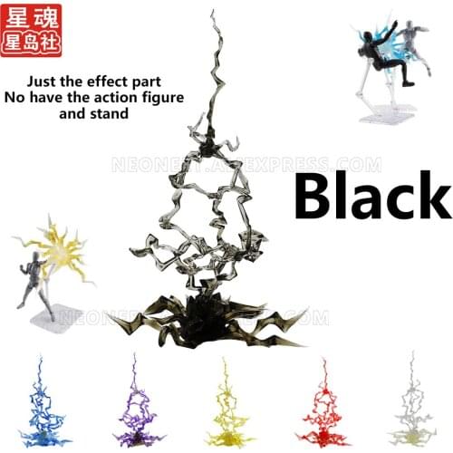 Black Tamashii Lightning Part For EFFECT IMPACT Model Kamen Rider SHF Action Figure Scenes Special Accessories Photoelec Toys