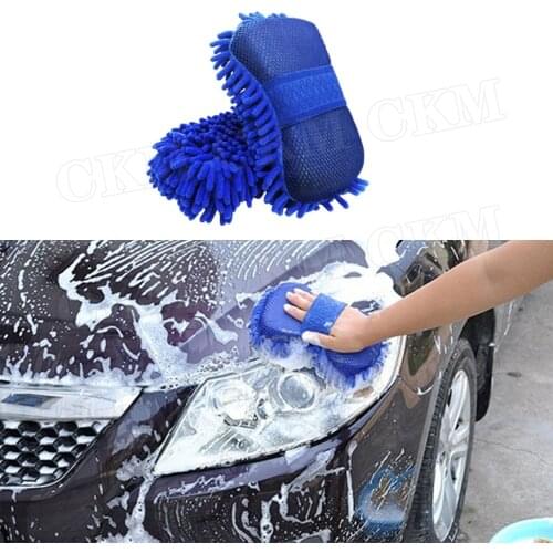 Car Washing Sponge Premium Chenille Lint-free Scratch-free Ultra Soft Automobile Cleaning Auto Universal Car