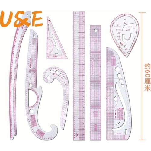 5/9/15pcs/set Line Sewing Ruler French Curve Ruler Tailor Curve Ruler Arm Cutting Knife Ruler DIY Sewing Tools Costume Design
