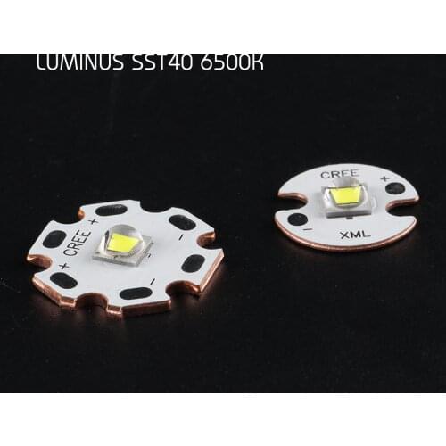 Luminus sst40 6500k with DTP copper board