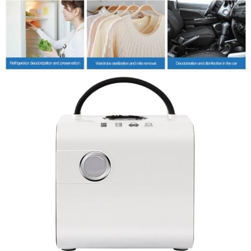 Mini Air Purifier Refrigerator Ozone Generator USB Charging for Office Home