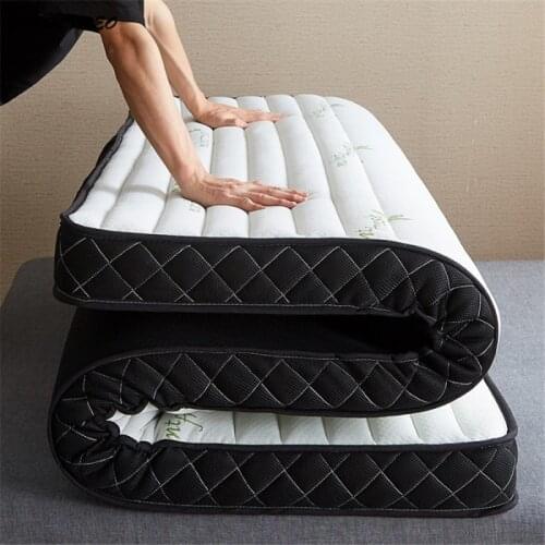 VESCOVO Foam Latex Hard Bed Topper Twin Queen Tatami Floor Memory Foam Mattress Topper 180*200 Mattress Pad