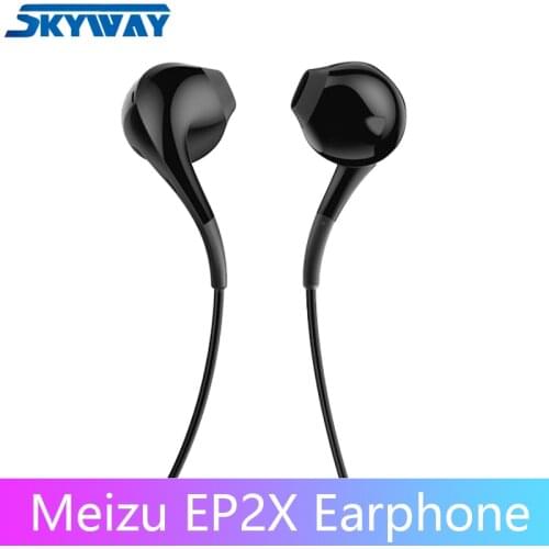 Original MEIZU Earphone EP2X in Ear with Microphone 14mm Superfine fiber paper membrane HD Sound Quality Headset