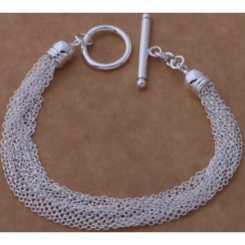 SL-AH256 Wholesale Silver Color Gift Women Lady Nice High Quality Fashion Jewelry Net To /blkakcra Akjajbqa