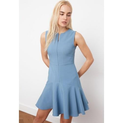 Trendyol Zipper Detail Dress TWOSS20EL1124