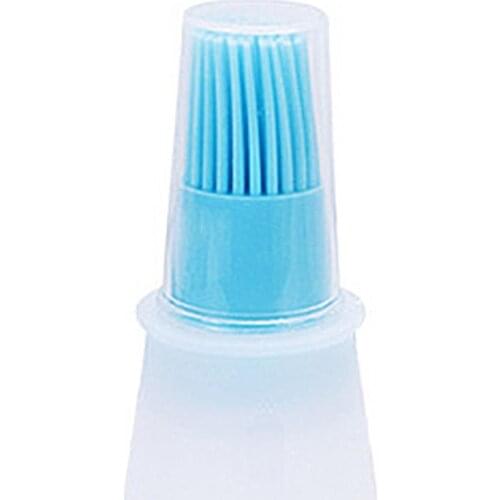 BBQ Basting- Brushes Portable High Temperature Resistant Silicone Oil Bottle Brush Barbecue Baking Tool