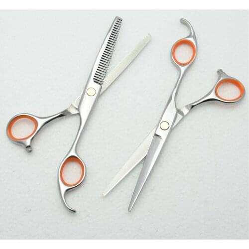 5.5'' 16cm Customized Logo Professional Human Hair Scissors Salon Hairdressing Scissors Cutting Shears Thinning Scissors C1008