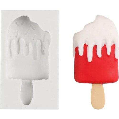 Ice lolly Shaped Fondant Cake Silicone Mold Chocolate Candy Molds Cookies Pastry Biscuits Mould Cake Tools
