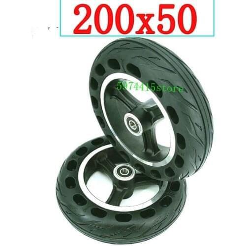 200x50 Solid Tire Wheel Hub With 8 "Inch For Electric Scooter Bicycle Pedal Wheel