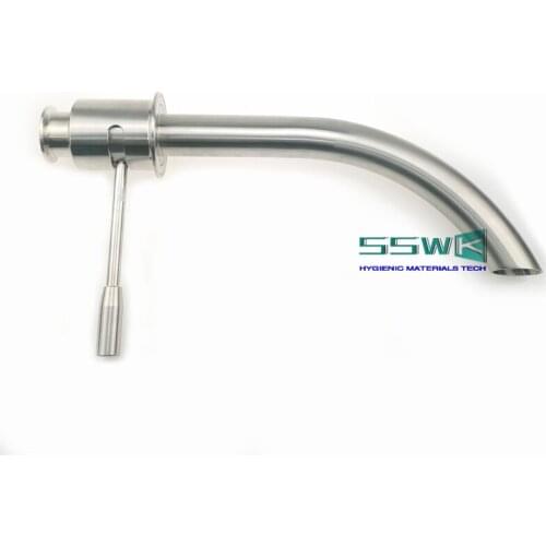 1-1/4" 1.5"(32 38mm OD) with 1.5" Tri Clamp Pickup Tube Home Brew Fitting Tri Clover Racking Arm Stainless Steel SS304