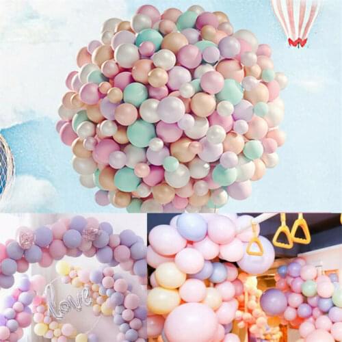100pcs/lot Pack of 100 Macaron Candy Colored Party Balloons Set Pastel Latex Balloons New Hot Party Wedding Accessories 10 Inch