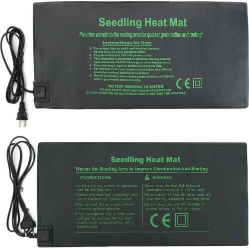 24*52cm Seeding Heat Mat Plant Growth Heating Mat Waterproof Mat Germination Seed Seeding EU/AU/UK/US Heat Plant Garden Sup C9Y0