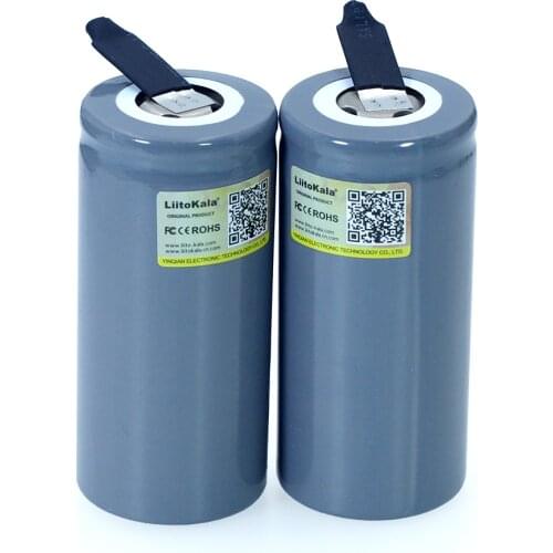 4PCS LiitoKala 3.2V 32700 6500mAh LiFePO4 Battery 35A Continuous Discharge Maximum 55A High power battery+DIY Nickel sheets