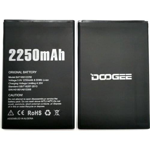 New DOOGEE X11 BAT1850122250 2250mAh Battery Replacement For DOOGEE X11 Smart Phone Accumulators
