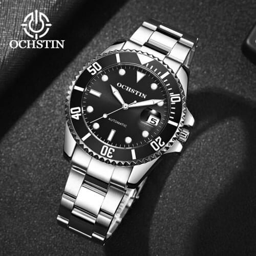 2019 OCHSTIN Top Brand Men Mechanical Watch Automatic Fashion Luxury Stainless Steel Male Clock Relogio Masculino