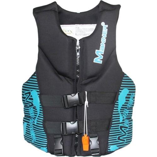 Mens Womens Life Jacket Swim Vest Neoprene Wetsuit Swimsuit Zip Up
