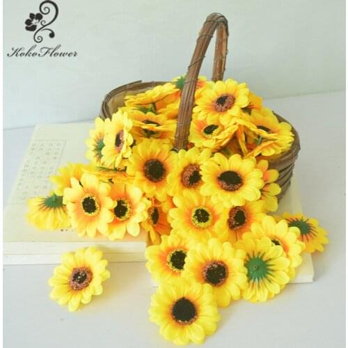 Искусственные подсолнухи Koko Flower China At AliExpress