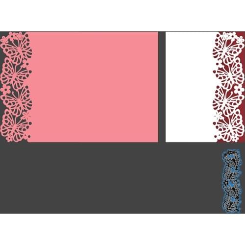 Butterfly Lace Edge Metal Cutting Dies Decorative Scrapbooking Steel Craft Die Cut Embossing Paper Card Album Stencils