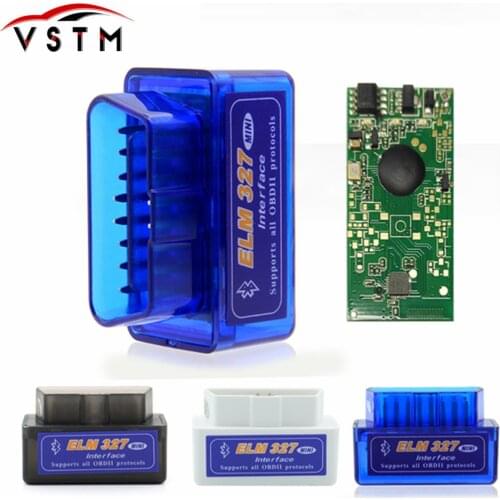 Mini Elm327 Bluetooth OBD2 V2.1 OBD 2 Car Diagnostic-Tool Scanner Elm327 OBDII Adapter Auto Diagnostic Tool Car code Reader