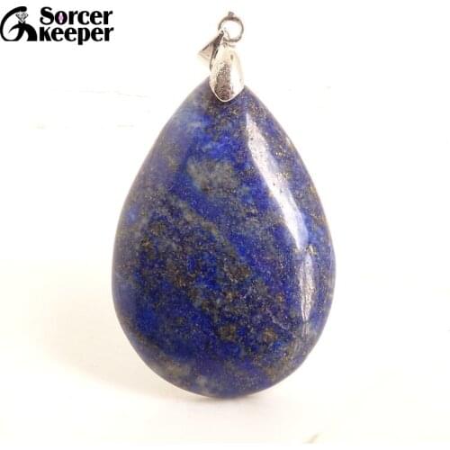 Mens Bijoux Blue Lapis Lazuli Beads Necklaces & Pendants Natural Stones Beads for Jewelry Making Accessories Womens Gift BF209