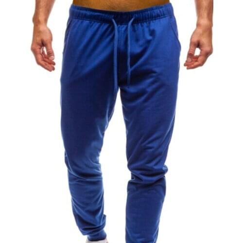 Men Sport Pants Long Trousers Tracksuit Fitness Workout Joggers Sweatpants