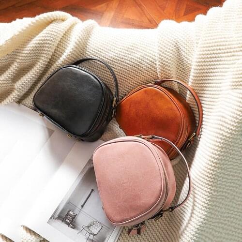 New Classical Han Edition Contracted Restoring Ancient Ways Genuine Leather Women Bag Fashion Cowhide Shoulder Bags