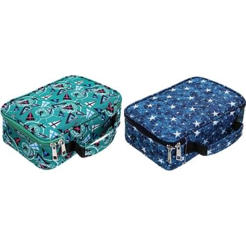 PPYY-Kawaii Girls Boys School Pencil Case Penal Canvas 72 Holes Pencilcase Cartridge Penalty Large Pen Bag Box Stationery Kit