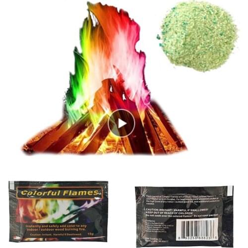 Flame Powder Party Holiday DIY Decorations Coloured Mystical Fire Professional Magicians Illusion Pyrotechnics Festive Supplies