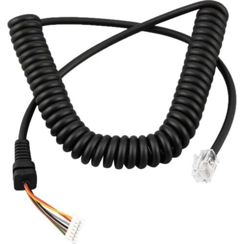 Professional Replacement Microphones Cable Mic Cord Wire for Yaesu MH-48A6J FT-7800 FT-8800 FT-8900 FT-7100M FT-2800M FT-8900R