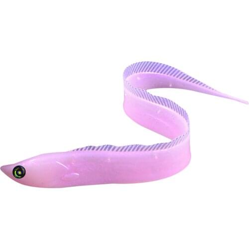 Lifelike Fish Lure Ultra-realistic Pvc Hairtail Soft Fishing Baits 28cm/19.5g Lifelike With Fish Hooks Fish Lure Leurre Truite