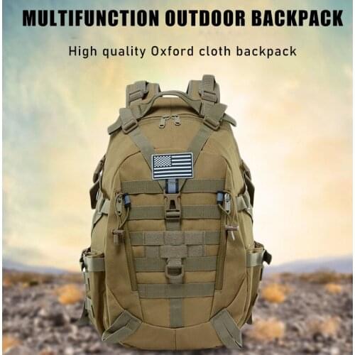 REJS LANGT Mens Backpack Tactical Large Capacity Outdoor Backpacks Waterproof Multifunction Mountaineering Bag mochila tactica
