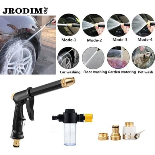 Garden Spray Sprinkler Tools High Pressure Power Water Gun Car Washer Floor Pet Cleaning Garden Irrigation Water Gun Wand Nozzle