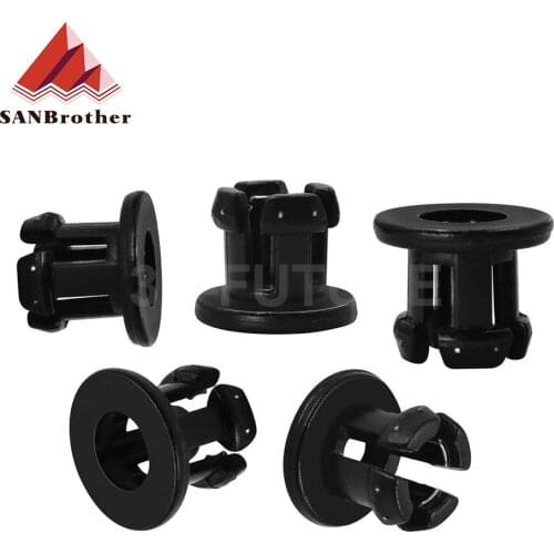UM2 Connector Bore 4mm PTFE tube Coupling Collet and Clamp Clip Set for 1.75mm filament 3D Printer Parts