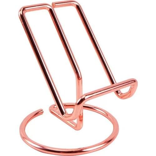 Display Stand Nordic Wrought Iron Mobile Phone Tablet Desktop Reading Organizer Storage Rack Decorative Desktop Tools