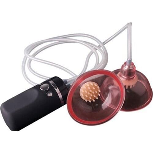 10 Mode Nipple Vibrator Female Masturbation, Double Cup Nipple Sucker Vibrators For Women Nipple Stimulator Sex Products