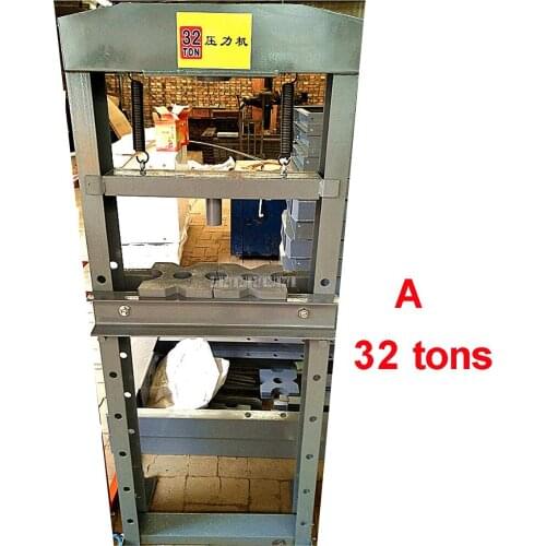 1PC 32 Tons Large Heavy Duty Hand Operate Manual Hydraulic Pressure Punch Die Cutting Machine Punching Cutting Machine