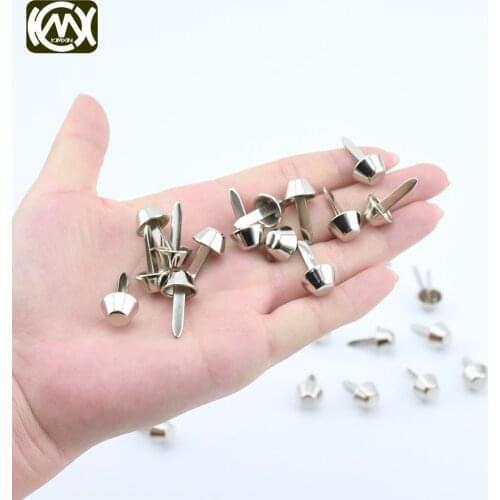 500Pcs KIMXIN Sales Iron Barrel Legs Nail Packaging Makeup Box Cardboard Box Bags Woodbox Round Foot Home Hardware Accessories