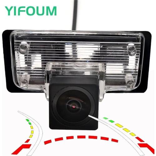 AHD Fisheye Dynamic Trajectory Car Rear View Wireless Camera For Nissan Sylphy Teana Tiida Rogue Quest Altima Latio Venucia