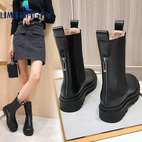REVT For Women Shoes Winter Warm Casual Boots Fashion Boots Comfortable High Top Boots Soft Chelsea Boots Heightening Boots