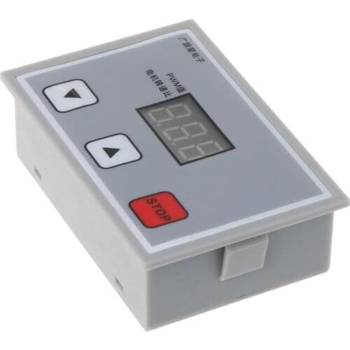 Digital Display 0~100% adjustable DC 12V 24V 5A 120W PWM Motor Speed Controller Regulator Reversible Variable Speed Slow Start