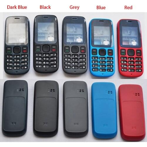 For Nokia 101 1010 Plastic New Full Housing Baterry Cover+Middle Frame+Front Frame+English Keypad