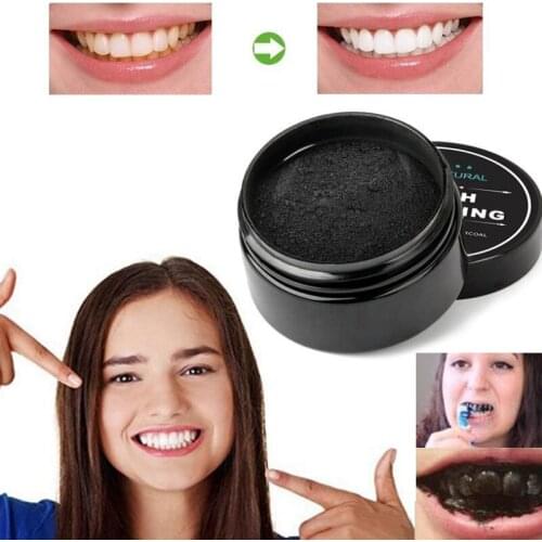 2021 Dropshipping 30g Natural Organic Activated Carbon Teeth Whitening Powder Healthy Harmless Bamboo Charcoal