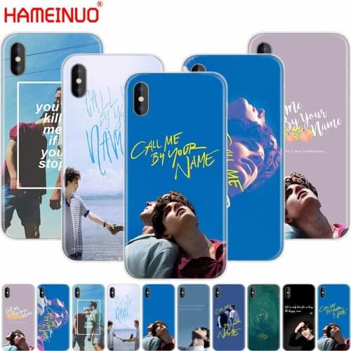 HAMEINUO Call Me by Your Name cell phone Cover case for iphone X 8 7 6 4 4s 5 5s SE 5c 6s plus