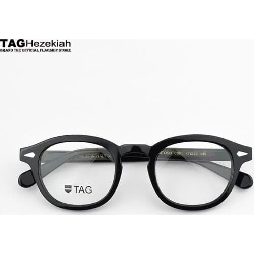 Round glasses frame Brand myopia computer eyeglasses frames men women Vintage spectacle Retro optical Polarized sunglasses clip