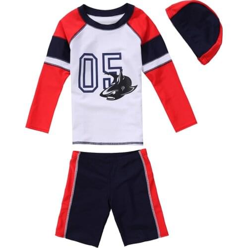 VIVOBINIYA Kids Boys And Girls Two Piece Swimsuits Rash Guard Set 3-7years Old UPF50+ Quick-Drying Breathable Swimwear