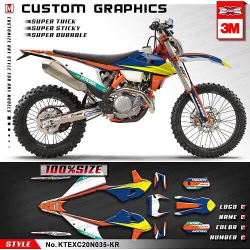 KUNGFU GRAPHICS Self Adhesives Décor Kit for EXC EXC-F XC-W XCF-W 150 300 500 SX SXF XC-F 125 250 350 450 2019 2020 2021