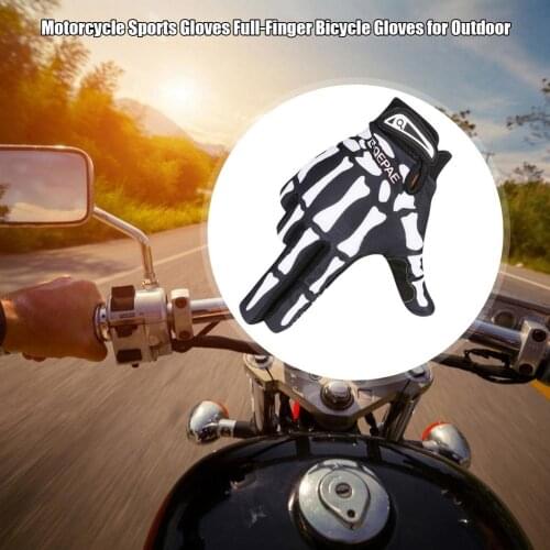 Non-slip Motorcycle Sports Gloves Full-Finger Bicycle Gloves For Outdoor Sports Riding Bicycle Motorcycle Gloves M/L/XL